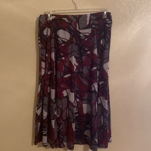 Women’s “L.C.Fashions” USAWear Size 1X wide band long skirt beautiful design